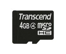 Transcend SanDisk microSDHC 4 GB MicroSDHC Card - (TS4GUSDHC4)