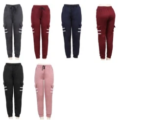 New fashion women cargo multicolor pocket active sports casual jogger pant - Picture 1 of 6