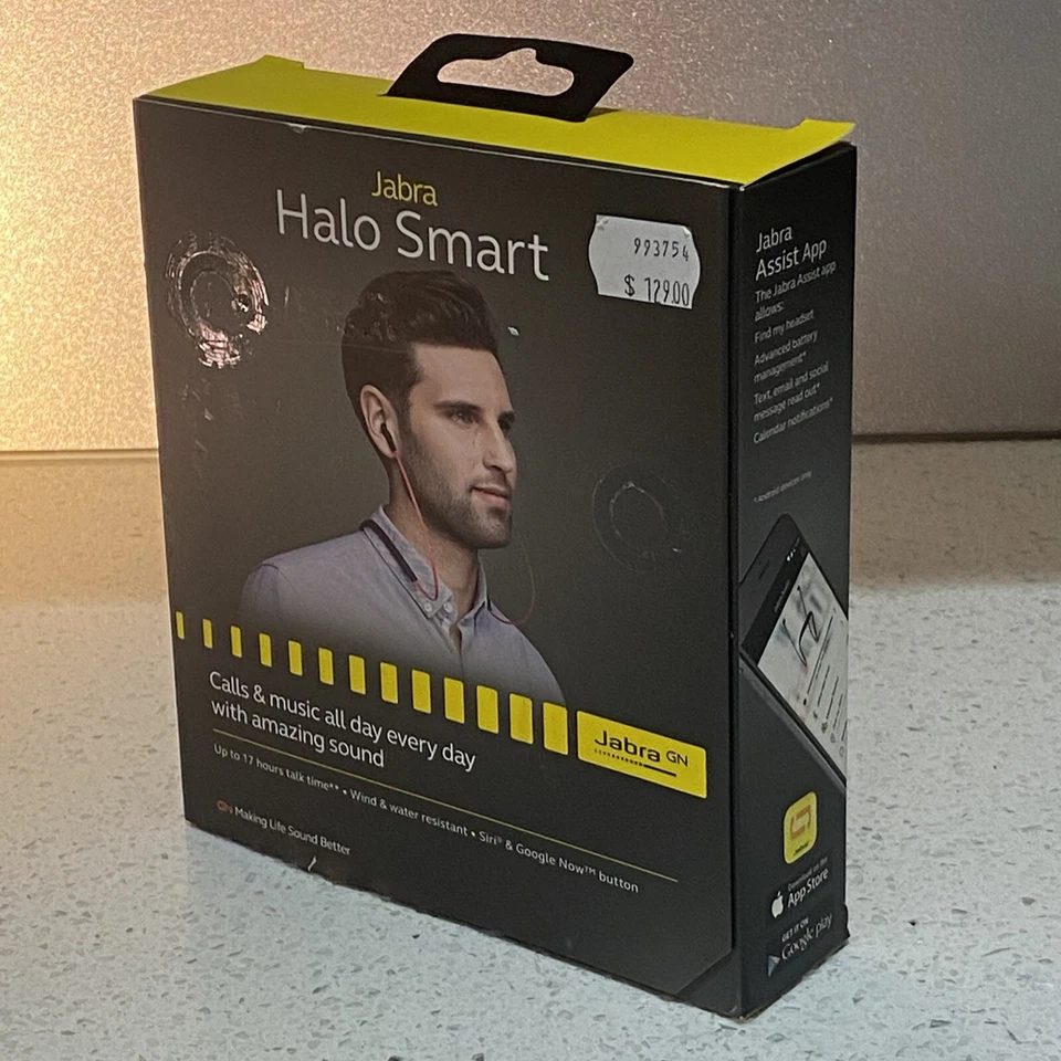 Jabra Halo Smart Series Wireless Neckband Stereo Earbud Headphones - Black - Image 1 of 4