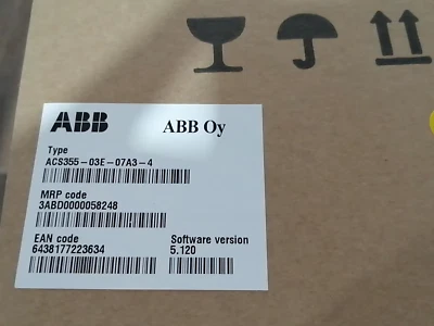 1PC New in box ABB ACS355-03E-07A3-4 380V 3KW inverter Fast delivery  - Image 1 of 4