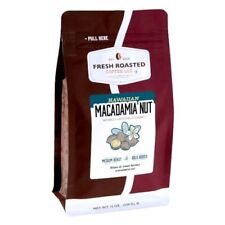 , Hawaiian Macadamia Nut Flavored Coffee, 12 oz, Medium Roast, Kosher, Whole ...