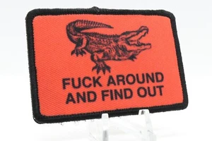 F*@k Around and Find Out 2"x3" Hook & Loop Tactical Army Military Morale Patch - Bild 1 von 2