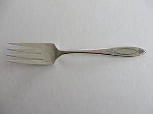 Antique Adam Pattern Beef Fork Oneida Community Silver Plate 1917 - Picture 1 of 4