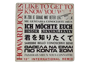 Howard Jones Like To Get To Know You Well/Bounce Right Back 12 Inch Vinyl Single - Picture 1 of 7