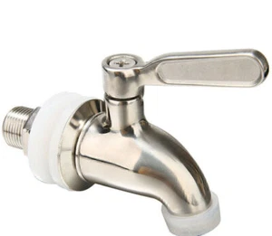 16mm Edelstahl Bierhahn 304 Bierzapfhahn für Getränkespender Zapfhahn Wasserhahn - Bild 1 von 8
