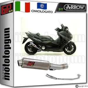 TERMINALE COMPLETO GP GUN by ARROW INOX YAMAHA T-MAX TMAX 530 2014 14 2015 15 - Imagen 1 de 3