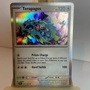Terapagos 161/191 Surging Sparks Holo Rare Pokemon Light Play+ - Picture 1 of 4