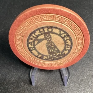 Chip casinò El Rancho Vegas $25 - rara emissione vintage - 1947 - Foto 1 di 3