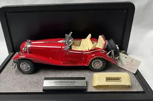 FRANKLIN MINT 1935 MERCEDES 500K ROADSTER 1/24 SCALE DIE CAST WITH DISPLAY BOX - Picture 1 of 11