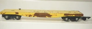 Vintage American Flyer Postwar S Gauge Yellow Wooden Circus Train Flat Car #643 - Picture 1 of 12