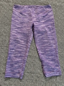 Zella Girl Purple Leggings size XL 14/16 Cropped - Picture 1 of 5