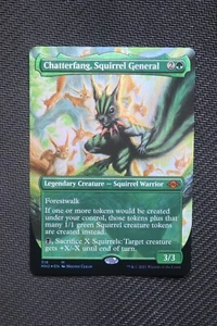 Foil CHATTERFANG Squirrel General BORDERLESS MTG NM commander MH2 - Picture 1 of 2