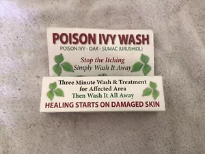 Poison Ivy & Oak Sumac Treatment Wash 1 Oz Tube Itch & Rash Relief Onitments - Picture 1 of 2