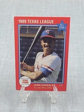 1989 Juan Gonzalez Grand Slam Texas League All-Stars #34 Pre Rookie 