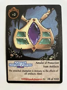 Amulett zum Schutz vor Artefakten Spellfire The Underdark 28/100 TSR - Bild 1 von 1