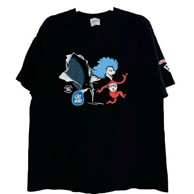 Camiseta De Colección Dr Seuss Cat in the Hat Película Talla XL Kellogs Pop Tarts 2003 Foto 1 de 3