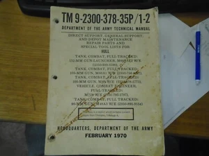 TM 9-232300-378-35P / 1-2 Parts Manual for HULL M60 M728 M48A3 - Picture 1 of 2