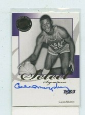 CALVIN MURPHY 2008-09 Press Pass Legends Select Signatures Auto Autograph SS-CM