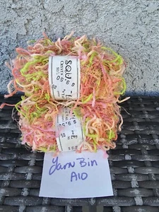 Crystal Palace Squiggle 100 yds 9547/931021C1 Lacy Cake Nylon Polyester 2 pc - Picture 1 of 5