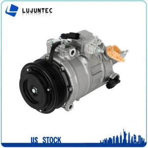 AC A/C Compressor w/Clutch Fits 2013 2014 2015 2016 2017 2018 Ford Explorer 3.5L - Picture 1 of 7
