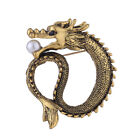 1Pc Pin Badge Retro Men's Suits Badge Brooch Jewelry Alloy Dragon Totem Brooc Pe