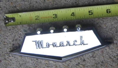 Años 50? Mercury Monarch Dash Int? Crest Emblem Script Ford Canadá Usado 50 51 52? Foto 1 de 4