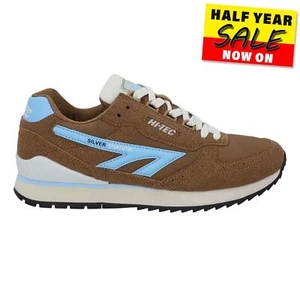 Hi-Tec Silver Shadow Herren Retro Sneaker Freizeit Mode Turnschuhe Braun - Bild 1 von 5