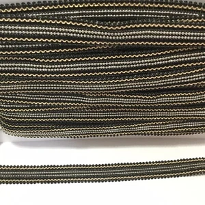 Gimp Trim Black Gold Silver Beads By The Yard Home Decor Crafts New - Picture 1 of 3