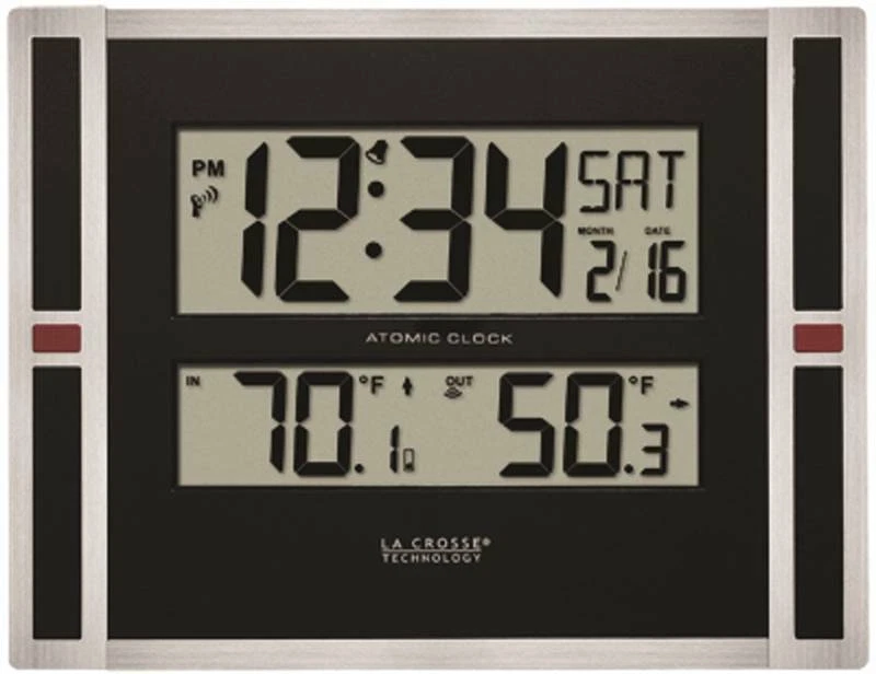NEW La Crosse Technology 513-149 Atomic Time Digital Wall Clock 7758410 - Image 1 of 1