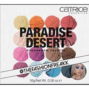 Catrice Cosmetics Paradise Desert Eyeshadow Palette x TheFashionFreakk 16 shades - Picture 1 of 2