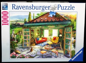 Ravensburger Puzzle Tuscan Oasis 1000 Piece No. 169474 Finished 27" x 20" - Picture 1 of 8