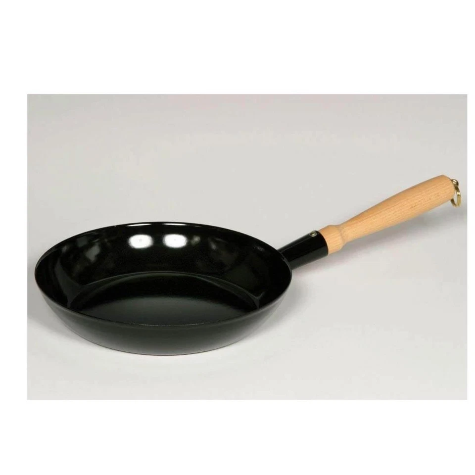 Riess Holzknechtpfanne Pfanne Holzknecht Email Emaille 26cm schwarz Induktion - Bild 1 von 4