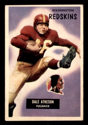 1955 Bowman Football #129 Dale Atkeson PR *e1 - Image 1 of 2