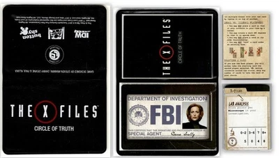 The X Files Circle of Truth Card Game Mulder and Scully COLLECTIBLE ID Wallet - Image 1 of 4
