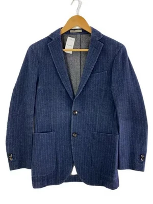 BOGLIOLI/DOVER/Tailored Jacket/Size 42/Wool/NVY/Striped/T13W2E - Image 1 of 4