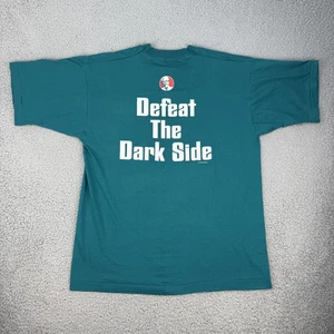 Camisa De Colección Star Wars Para Hombre Grande Verde Azulado Episodio 1 Derrota El Lado Oscuro KFC 90s - Imagen 1 de 11