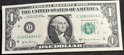 2017 A Unc. Cleveland $1 Bill Mis-stamped 8 & Gas Pump Error Note - Image 1 of 2