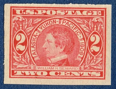 [st6199] USA 1909 Scott#371 MNH 2¢ carmine IMPERFORATED cv:$30 - Image 1 of 2