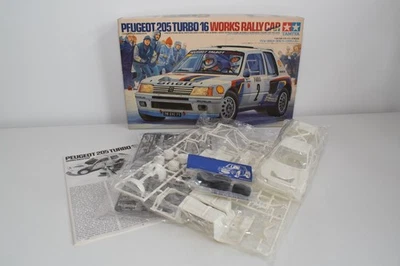 B88 1:24 TAMIYA 2454 PEUGEOT 205 TURBO 16 WORKS RALLY CAR MIB SIGILLATO - Immagine 1 di 4