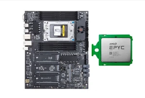 SouthChina H12D-8D Motherboard With AMD EPYC 7K62 48 Cores CPU (OEM of 7642 ) - Picture 1 of 4