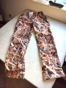 Youth Camo Waterproof Hunting Pants Duck Goose sz XL NEW Wildfowler Outfitter - Picture 1 of 7