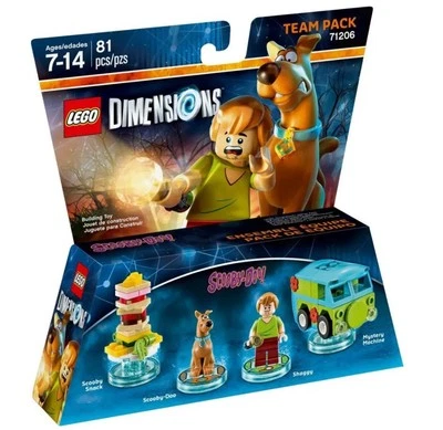 NUEVO LEGO DIMENSIONS SCOOBY-DOO, PELUDO, MISTERIOSO MACHINE TEAM PACK - 71206 Foto 1 de 3