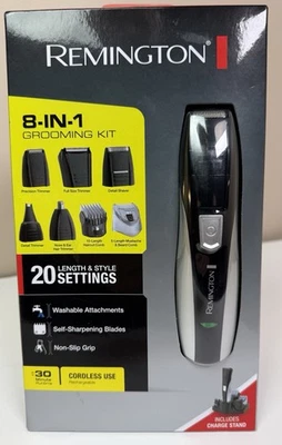 Remington PG350 8 in 1 Personal Grooming System Electric Shaver Trimmer Kit NIB - Image 1 of 4