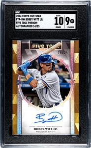 2024 Topps Five Star Bobby Witt JR. #FTP-BW Herramienta Fenómeno Autógrafo SGC 9 Automático 10 - Imagen 1 de 2