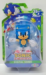 Figura de acción digital Sonic The Hedgehog 8 bits 2,5" Jakks Pacific 35 aniversario - Imagen 1 de 7