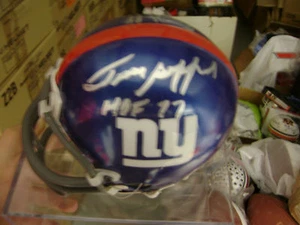 Frank Gifford Sam Huff NY New York Giants signed Helmet HOF - Picture 1 of 2