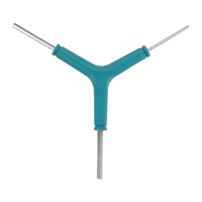 Y-Shaped 3 Way Bike Hex Wrench Set 3/4/5mm Lengthen Y-Type Wrench Kit, Blue - Image 1 of 4