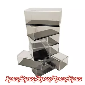 5pcs/set 1:32 Display Box Transparent Acrylic Box W/ PU Base for Model Car Toy - Picture 1 of 24