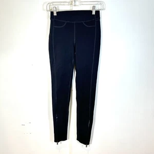 Rag & Bone Lawson Legging In Black Chevron Size Small Ankle Zip - Picture 1 of 7