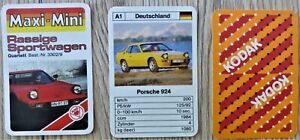 Maxi Mini Quartett Rassige Sportwagen Kodak  v. ASS Nr. 3302/9